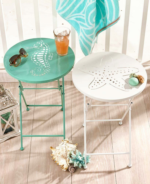 Beachy accent deals tables